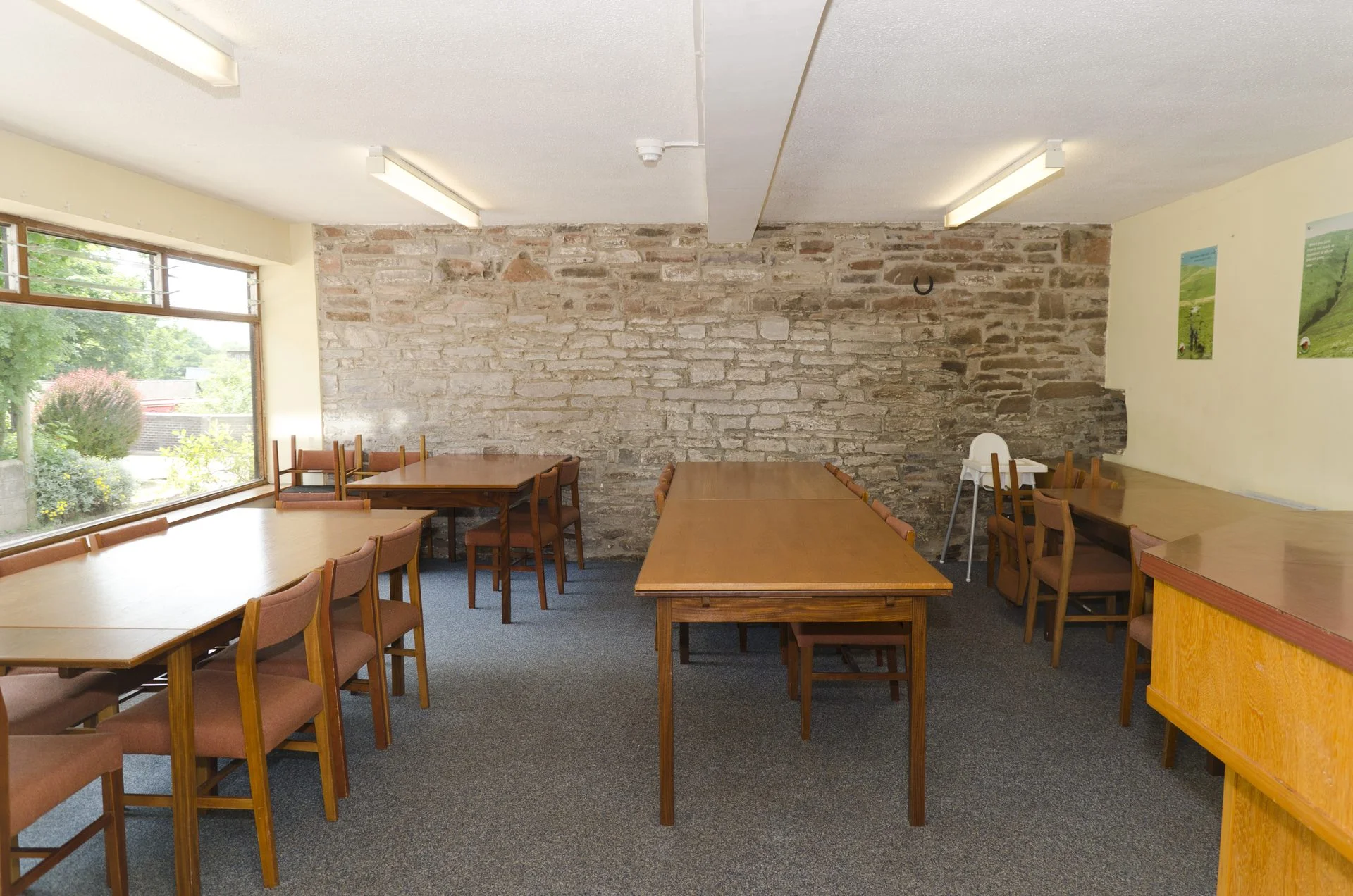 Dining room for group meals