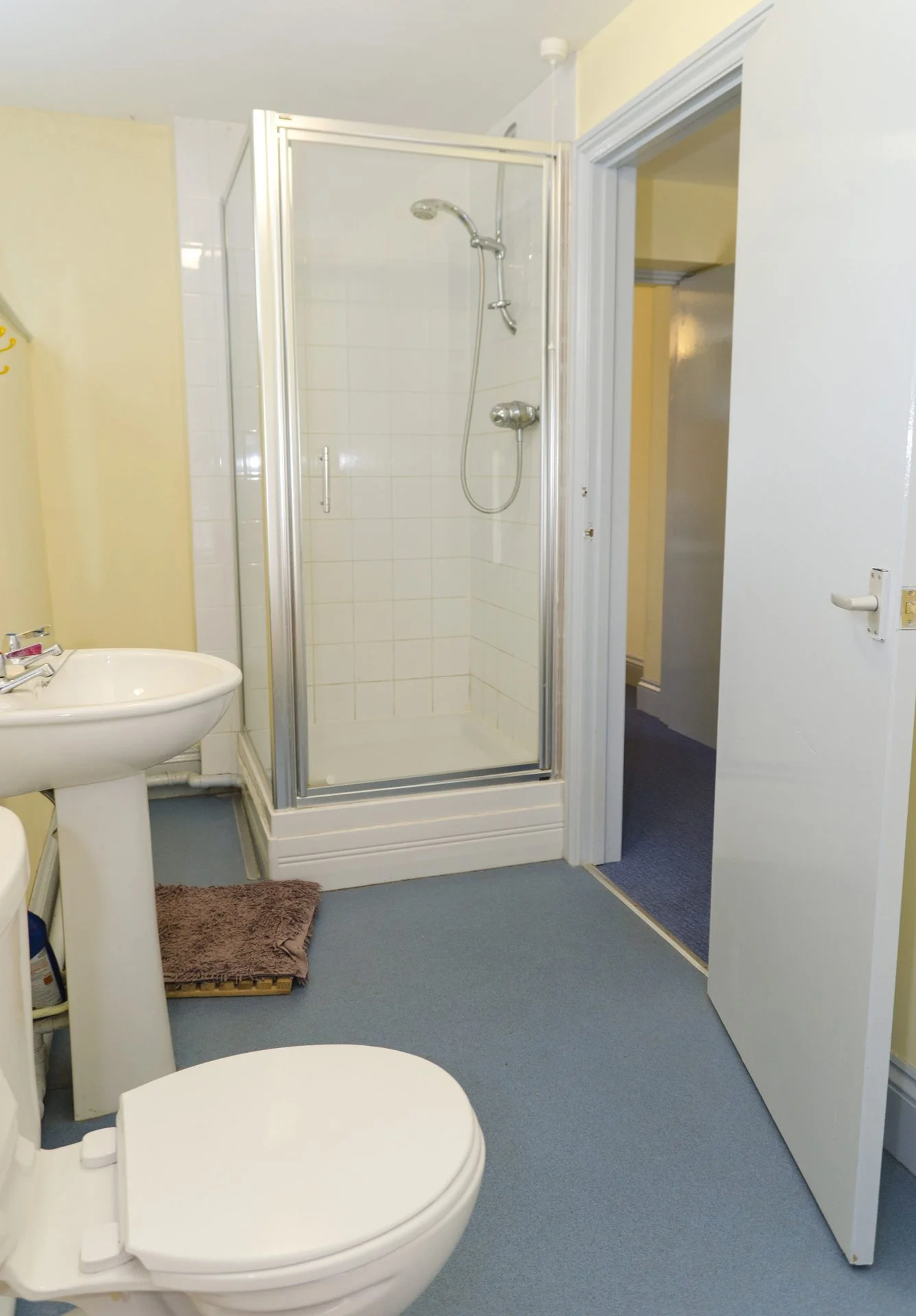 Shower room and washrooms